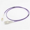 C2G 20M LC/SC OM4 LSZH FIBRE PATCH - VIOLET fiber optic cable