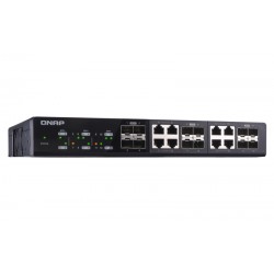 QNAP QSW-1208-8C network switch Unmanaged None Black