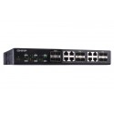 QNAP QSW-1208-8C network switch Unmanaged None Black