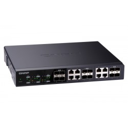 QNAP QSW-1208-8C network switch Unmanaged None Black