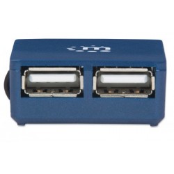 Manhattan 160605 interface hub 480 Mbit/s Black