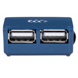 Manhattan 160605 interface hub 480 Mbit/s Black