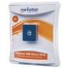 Manhattan 160605 interface hub 480 Mbit/s Black