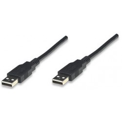 Manhattan 306089 USB cable 1.8 m USB A Male Black