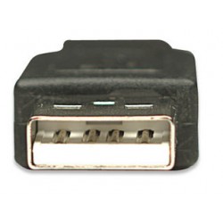 Manhattan 306089 USB cable 1.8 m USB A Male Black