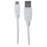 Manhattan 324069 USB cable 1.8 m USB A Micro-USB B Male White