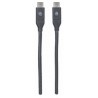 Manhattan USB 3.1 C, 1 m USB cable USB C Male Black