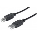 Manhattan USB A/USB B 1m