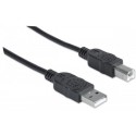 Manhattan USB A/USB B 1m