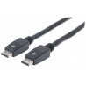 Manhattan 354134 cable interface/gender adapter DisplayPort Black