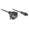 Manhattan , 1.8m power cable Black