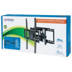 Manhattan 461344 flat panel wall mount 139.7 cm (55") Black