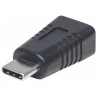 Manhattan 354677 cable interface/gender adapter USB C USB Mini-B Black
