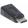 Manhattan 354677 cable interface/gender adapter USB C USB Mini-B Black
