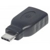 Manhattan Kabel / Adapter USB C USB A Black