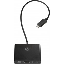 HP 1BG94AA USB-C HDMI/ USB 3.0/ USB-C Black