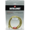 Intellinet RJ-45, M/M, 1m networking cable Cat5e Yellow