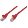 Intellinet Cat5e UTP, 1m networking cable U/UTP (UTP) Red