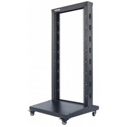 Intellinet 714228 rack Freestanding rack 26U Black