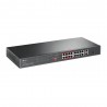 TP-LINK TL-SL1218P network switch Fast Ethernet (10/100) Black Power over Ethernet (PoE)