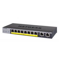 Netgear GS110TPP Managed L2/L3/L4 Gigabit Ethernet (10/100/1000) Grey Power over Ethernet (PoE)