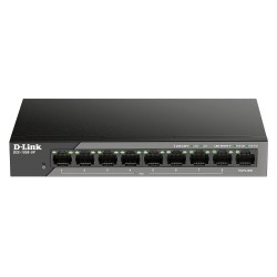 D-Link DSS-100E-9P network switch Unmanaged Fast Ethernet (10/100) Black Power over Ethernet (PoE)