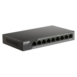 D-Link DSS-100E-9P network switch Unmanaged Fast Ethernet (10/100) Black Power over Ethernet (PoE)