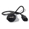 APC AP9880 Power Cord, C14 to CEE 7/7 Schuko, 0.6m