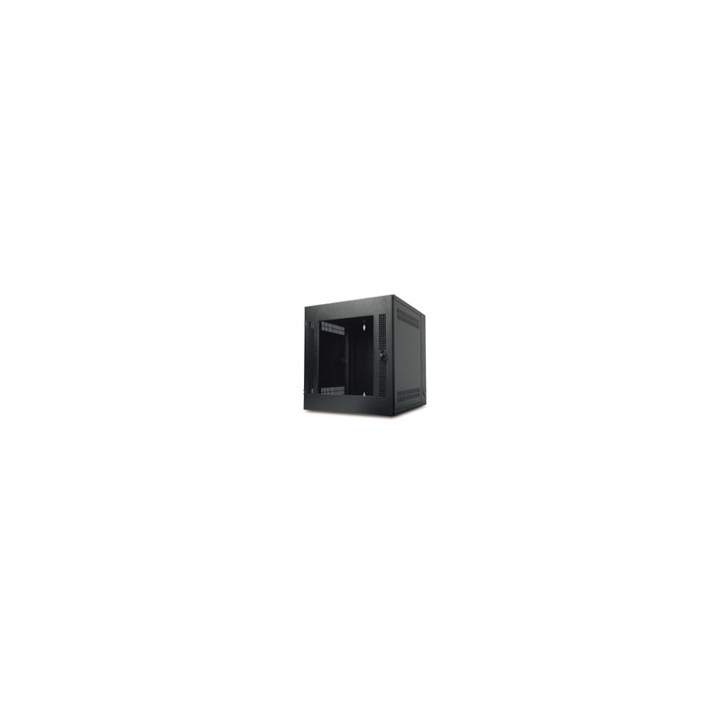 APC NetShelter WX Wall-Mount Enclosure 13U Glass Door Black