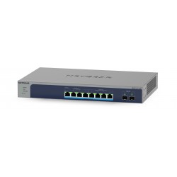 Netgear 8-Port Multi-Gigabit/10g Ethernet Ultra60 PoE++ Smart Managed Pro Switch with 2 SFP+ Ports (MS510TXUP)