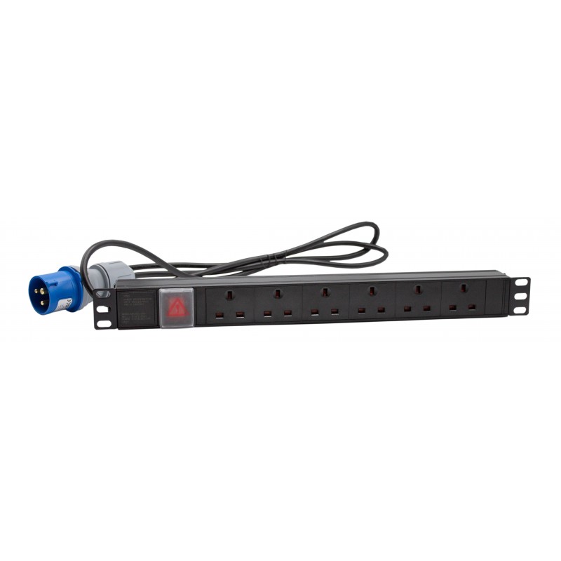 Uk Socket C16 Commando Plug Rack Pdu