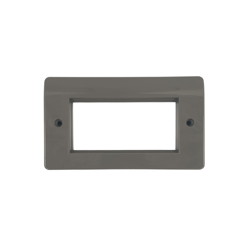 Double Gang Faceplate DDA Grey