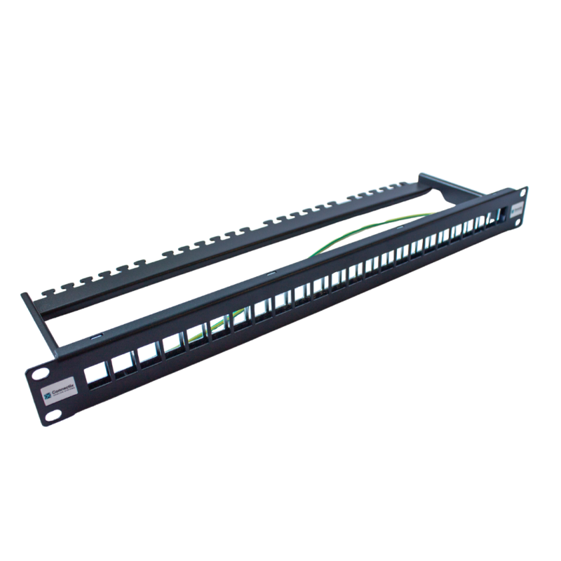 24 Way FTP Keystone Patch Panel | Cat6a Patch Panels & Keystone Jack Frames 24 Way FTP Keystone Patch Panel | Cat6a Patch Panels & Keystone Jack Frames