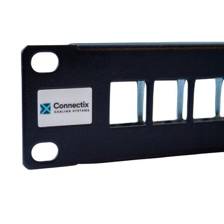 24 Way FTP Keystone Patch Panel | Cat6a Patch Panels & Keystone Jack Frames