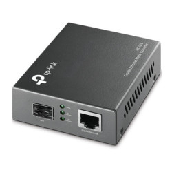 P-Link MC220L network media converter 1000 Mbit/s Multi-mode, Single-mode Black