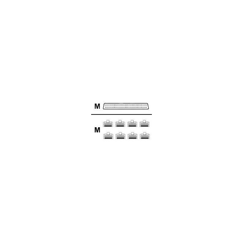 Cisco Cable 8 Lead Octal 68 pin - 8 RJ45