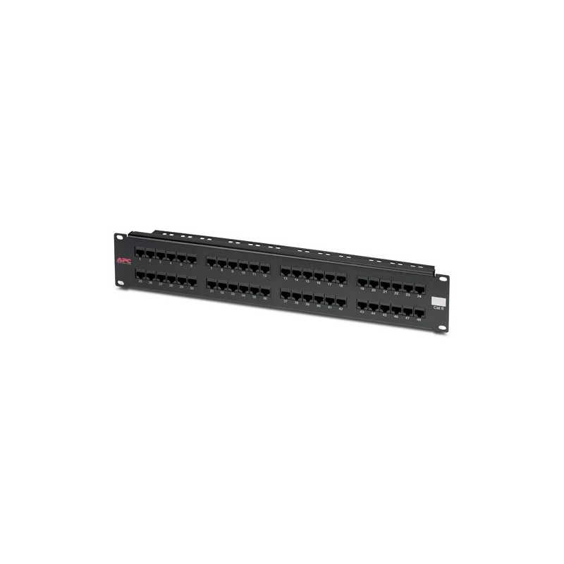 APC 48 Port Cat6 Network Patch Panel