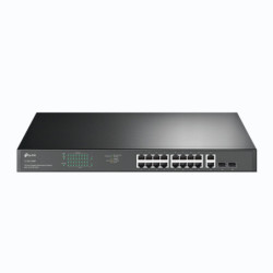 P-Link 18-Port Gigabit Rackmount Switch with 16 PoE+