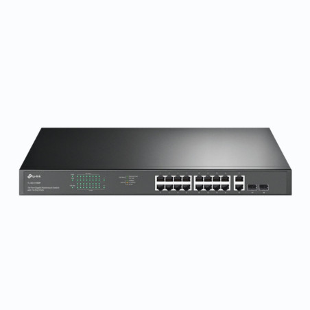 P-Link 18-Port Gigabit Rackmount Switch with 16 PoE+