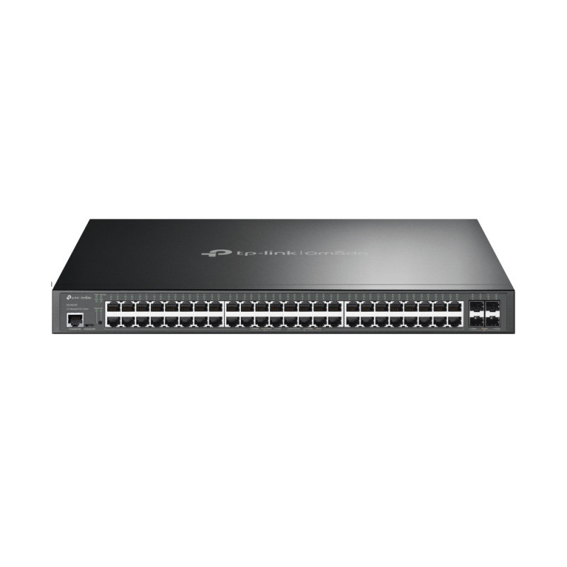 P-Link Omada 48-Port Gigabit and 4-Port 10GE SFP+ L2+ Managed Switch with 48-Port PoE+