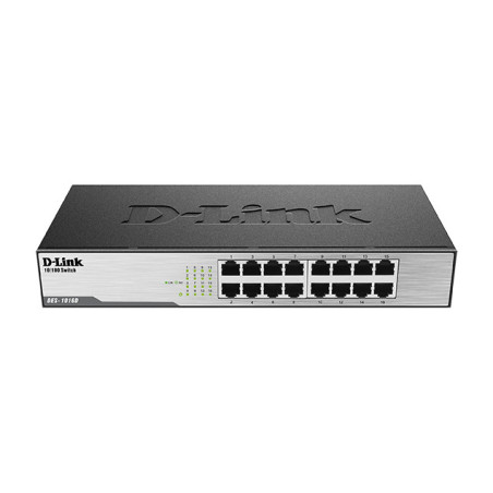 -Link D-Link 16-Port Fast Ethernet Unmanaged Desktop Switch