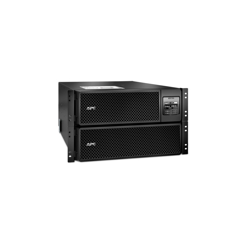 PC APC Smart-UPS On-Line SRT10KRMXLI - 10kW/VA, 6x C13 + 4x C19 + hardwire 1 phase output, rack mountable, Embedded NMC