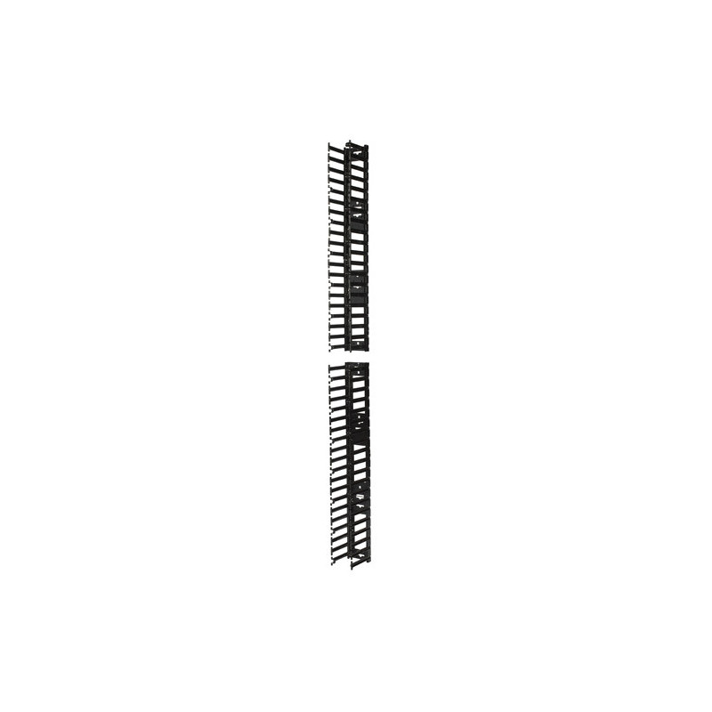 PC NetShelter Cable Manager, for 42U- 750W NetShelter SX, Vertical, 1778H x 97W x 160D mm