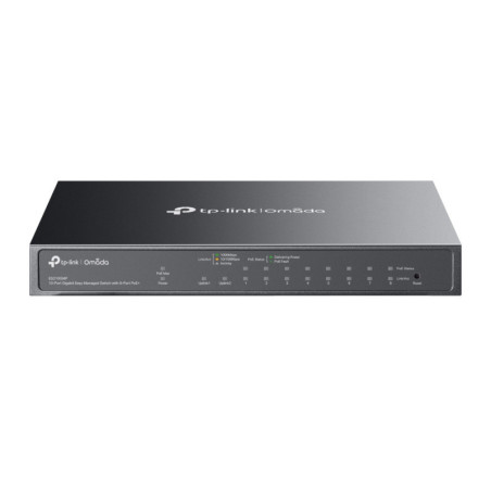 P-Link Omada 10-Port Gigabit Easy Managed Switch with 8-Port PoE+