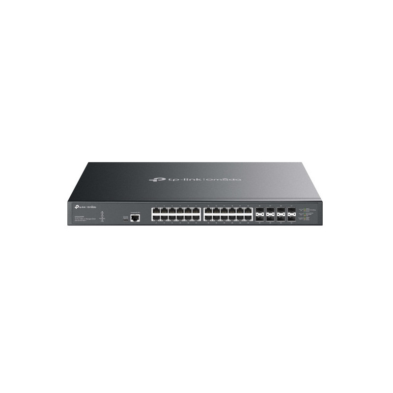 P-Link Omada 32-Port 10GE L2+ Managed Switch with 24-Port PoE++ P-Link Omada 32-Port 10GE L2+ Managed Switch with 24-Port PoE++