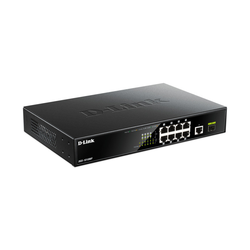 -Link D-Link 10-Port Gigabit PoE Unmanaged Switch -Link D-Link 10-Port Gigabit PoE Unmanaged Switch