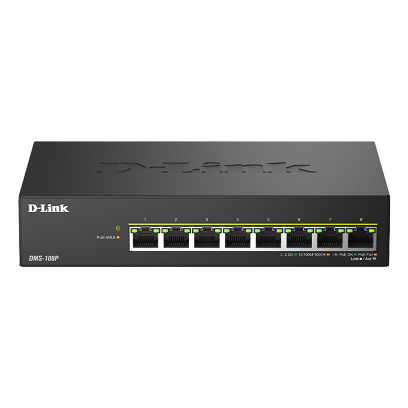 -Link 8-Port 2.5G Multi-Gigabit PoE++ Unmanaged Switch -Link 8-Port 2.5G Multi-Gigabit PoE++ Unmanaged Switch