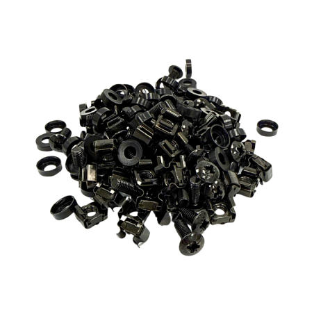 Cage Nuts & Bolts - Pack of 50 | RackyRax Server Cabinet Accessories