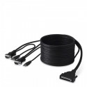 Belkin OmniView&trade; ENTERPRISE Series Dual-Port USB KVM Cable 3.6m