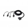 Belkin  OmniView&trade; ENTERPRISE Series Dual-Port USB KVM Cable 3.6m